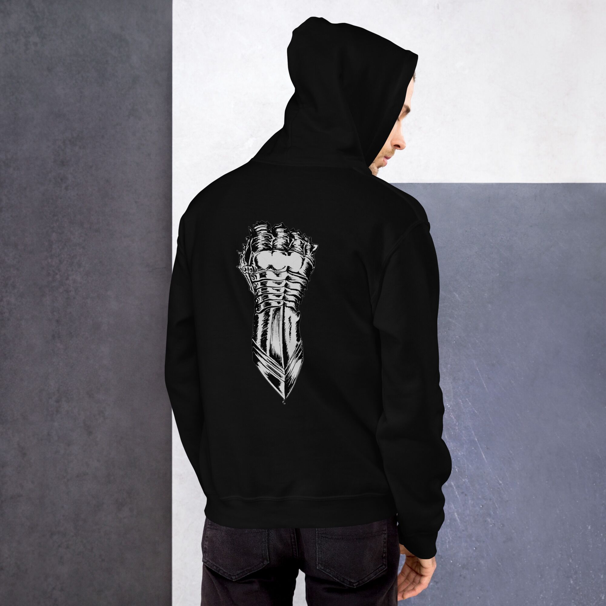 Black gauntlet Unisex Hoodie