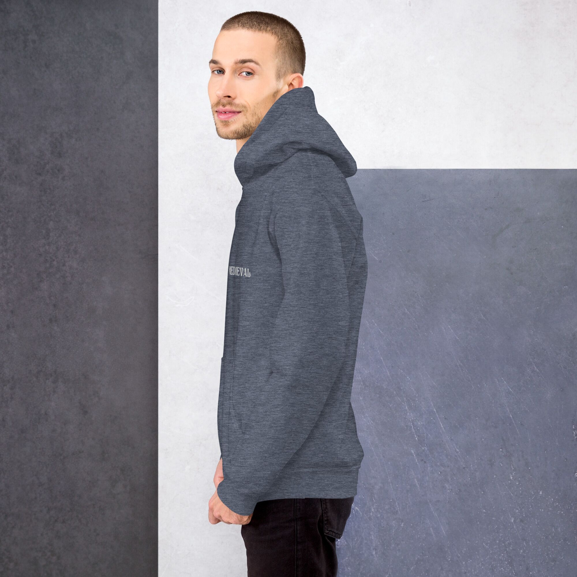 Black gauntlet Unisex Hoodie - Image 7
