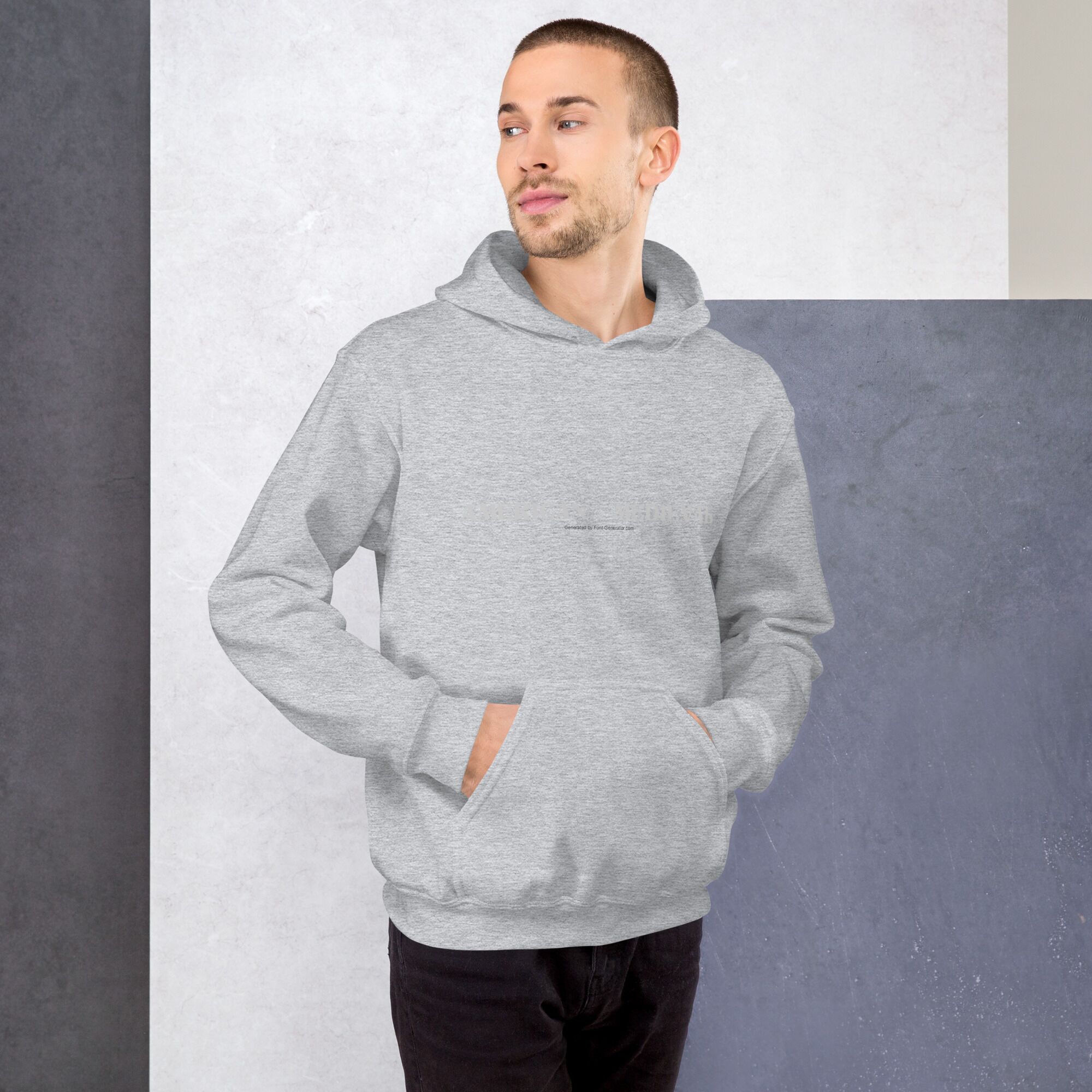 Black gauntlet Unisex Hoodie - Image 9