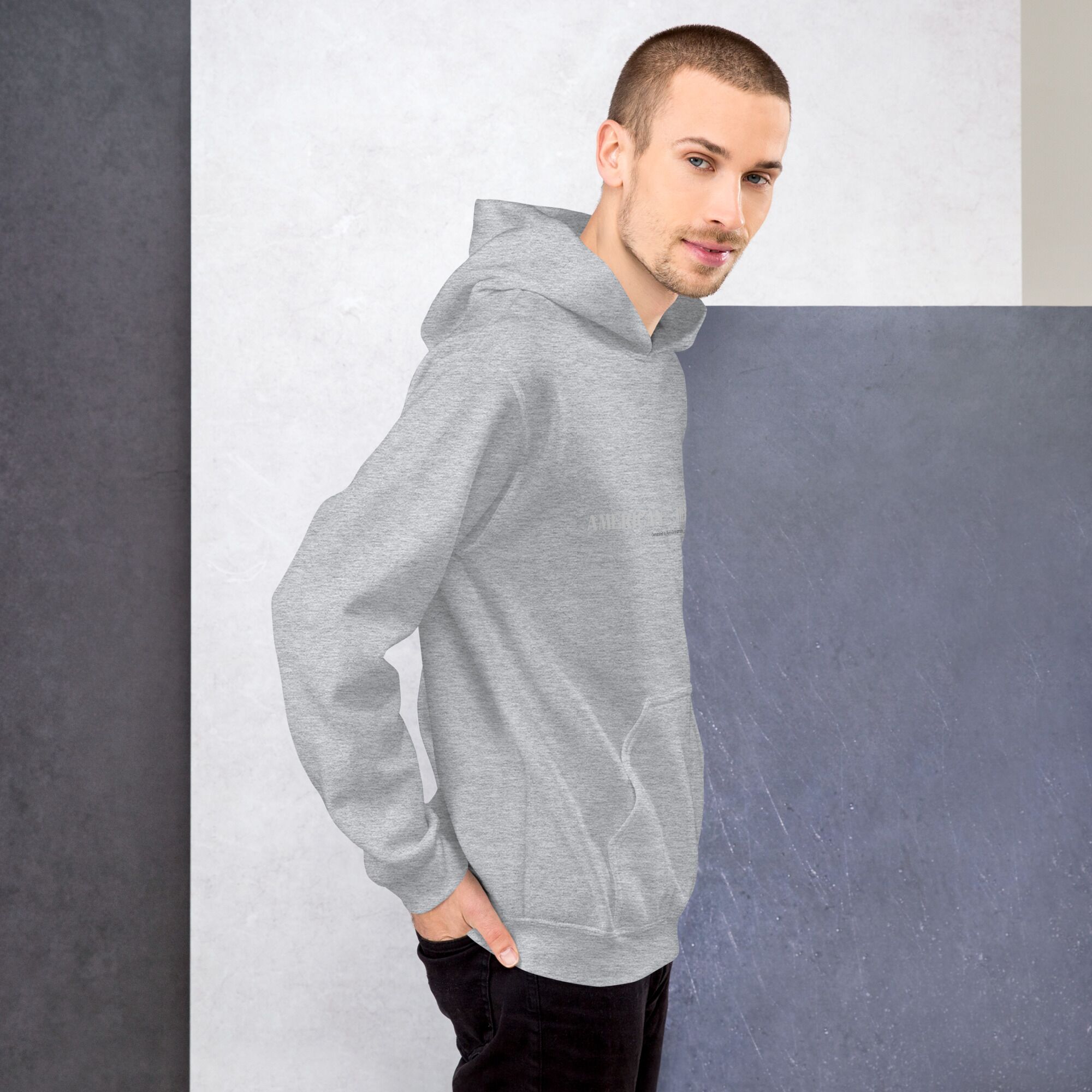Black gauntlet Unisex Hoodie - Image 12